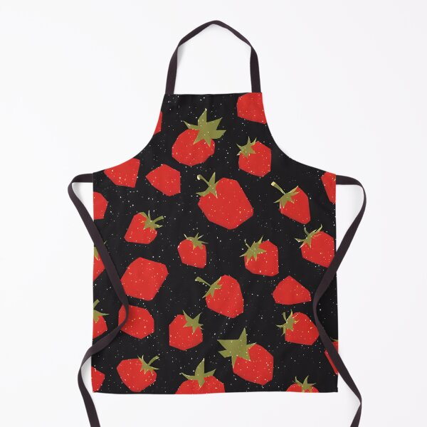 Item preview, Red Strawberry Pattern Risograph Print designed and sold by KokoroCreations.