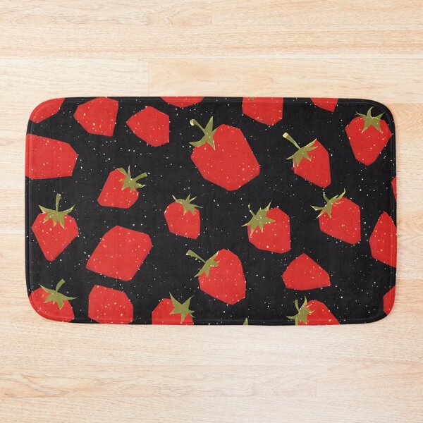 Item preview, Red Strawberry Pattern Risograph Print designed and sold by KokoroCreations.