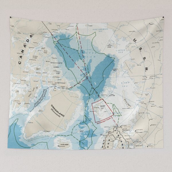 Item preview, Arctic Basin, established and theoretical jurisdiction limits (1974) designed and sold by allhistory.