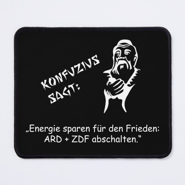 Item preview, Confucius says: Save energy for peace ... designed and sold by ARTmanhART.