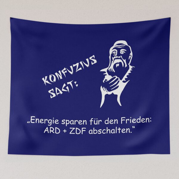 Item preview, Confucius says: Save energy for peace ... designed and sold by ARTmanhART.