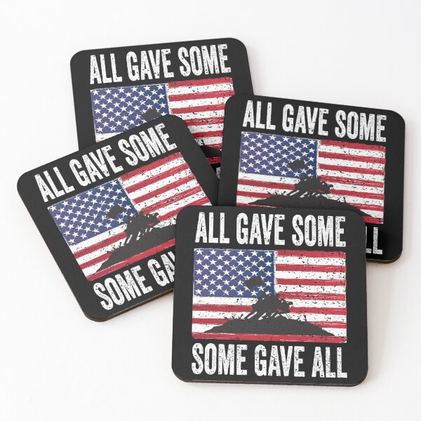 Item preview, Military Memorial Day All Gave Some Soldier USA Flag 4th of july designed and sold by BOUCHERIT amine.