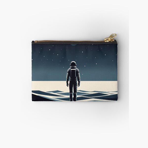 Item preview, futuristic astronaut in desert minimalist art designed and sold by SunkenCost.