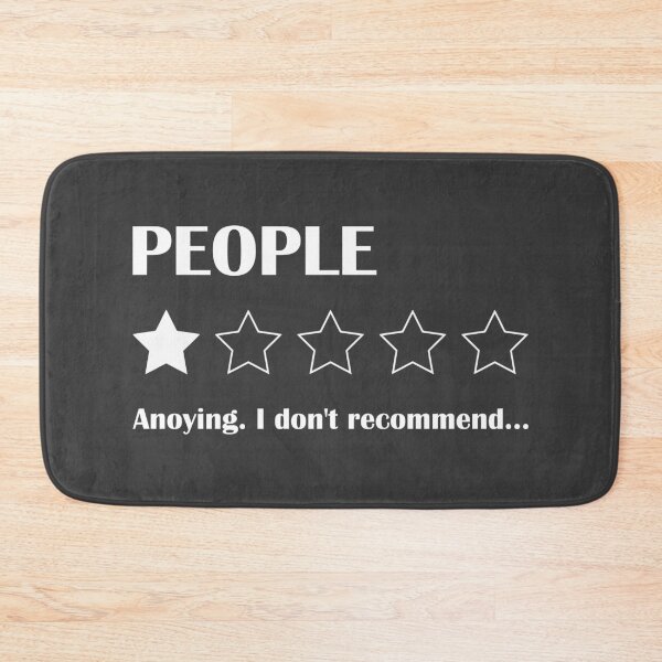 Item preview, People 1/5 stars - Introvert Joke designed and sold by introvertvibes.