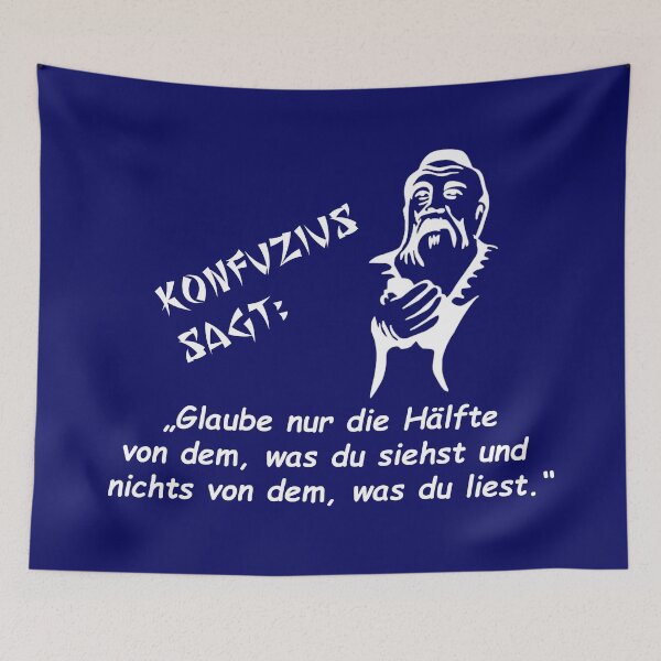 Item preview, Confucius says: Believe only half... designed and sold by ARTmanhART.