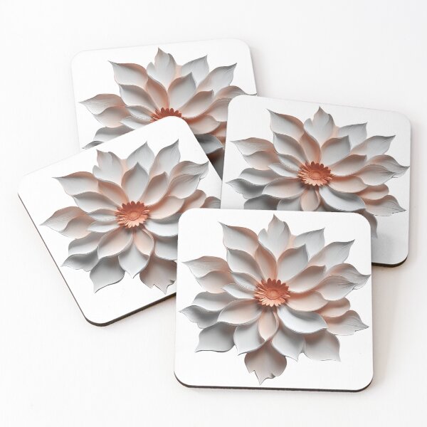 Item preview, Big white flower  designed and sold by AKRE R.