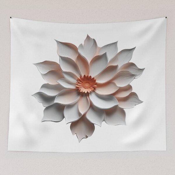 Item preview, Big white flower  designed and sold by AKRE R.