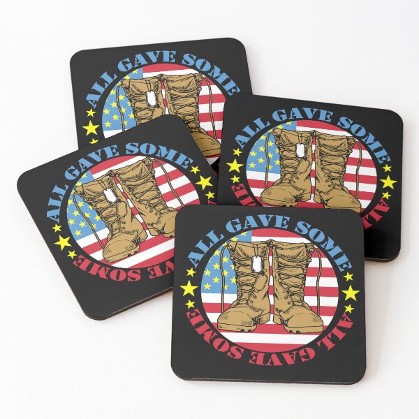 Item preview, Military Memorial Day All Gave Some Soldier USA Flag 4th of july designed and sold by BOUCHERIT amine.