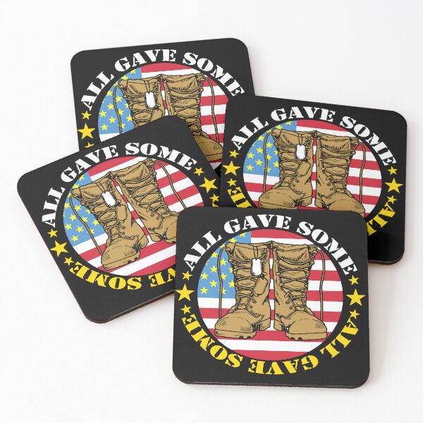 Item preview, Military Memorial Day All Gave Some Soldier USA Flag 4th of july designed and sold by BOUCHERIT amine.