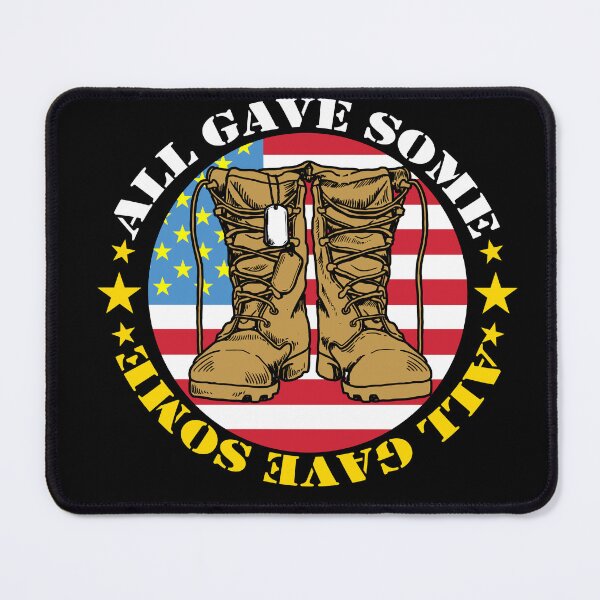Item preview, Military Memorial Day All Gave Some Soldier USA Flag 4th of july designed and sold by BOUCHERIT amine.
