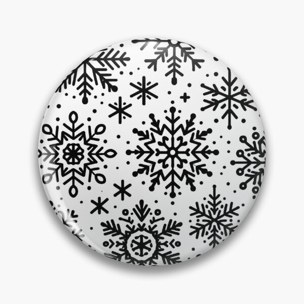 Item preview, Black and White Snowflake Snow designed and sold by Bunmigraphics .