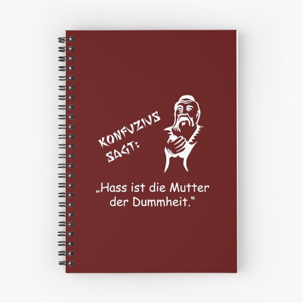 Item preview, Confucius says: Hatred is the mother of stupidity... designed and sold by ARTmanhART.