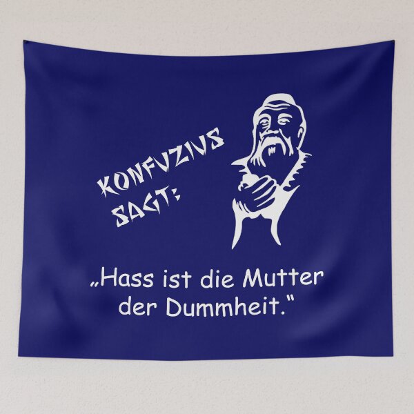 Item preview, Confucius says: Hatred is the mother of stupidity... designed and sold by ARTmanhART.