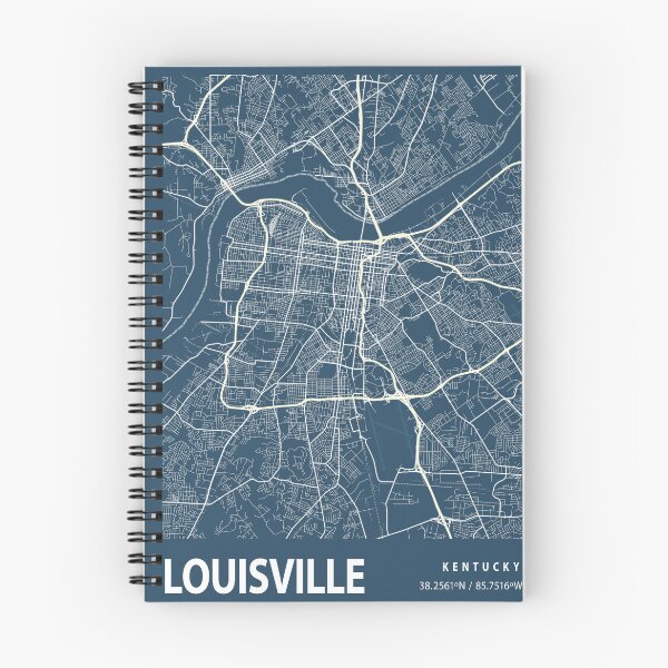 Item preview, Louisville Blueprint City Map designed and sold by Peek-Designs.