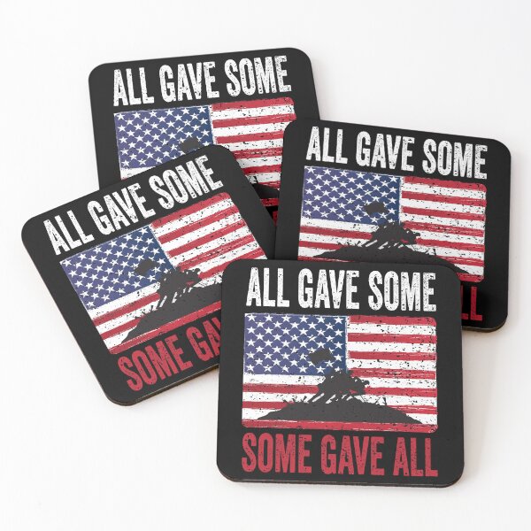 Item preview, Military Memorial Day All Gave Some Soldier USA Flag 4th of july designed and sold by BOUCHERIT amine.