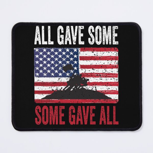 Item preview, Military Memorial Day All Gave Some Soldier USA Flag 4th of july designed and sold by BOUCHERIT amine.