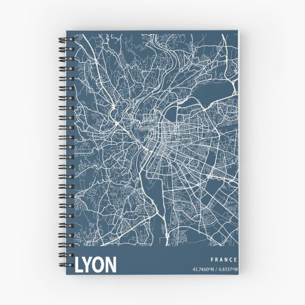 Item preview, Lyon Blueprint City Map designed and sold by Peek-Designs.