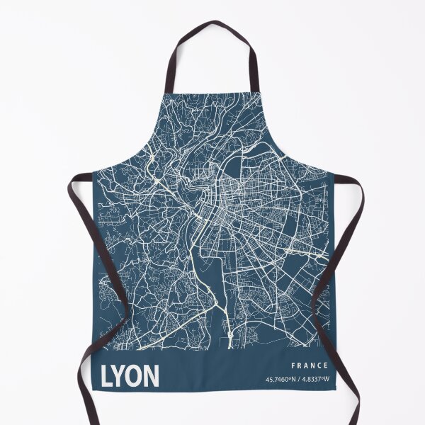 Item preview, Lyon Blueprint City Map designed and sold by Peek-Designs.