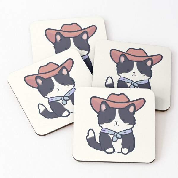 Item preview,  Cowboy cat illustration  designed and sold by Artofmayara.