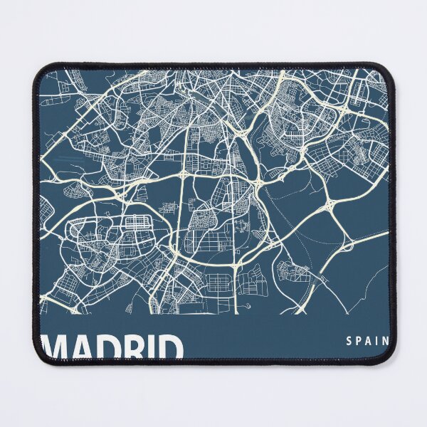 Item preview, Madrid Blueprint City Map designed and sold by Peek-Designs.