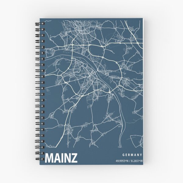 Item preview, Mainz Blueprint City Map designed and sold by Peek-Designs.