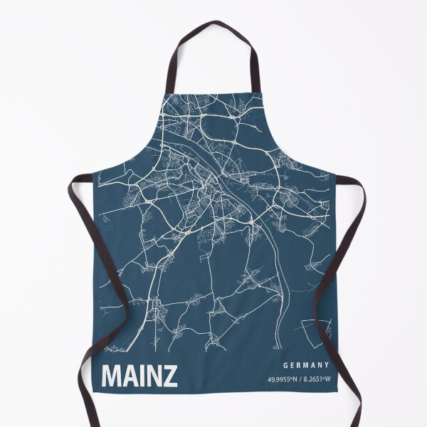 Item preview, Mainz Blueprint City Map designed and sold by Peek-Designs.