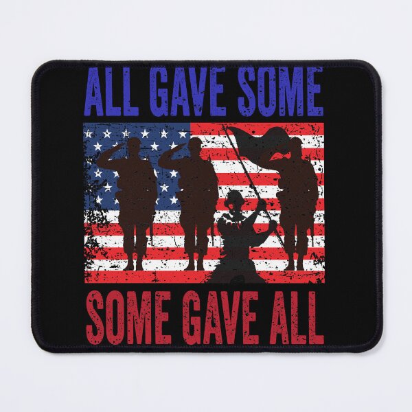 Item preview, Military Memorial Day All Gave Some Soldier USA Flag 4th of july designed and sold by BOUCHERIT amine.