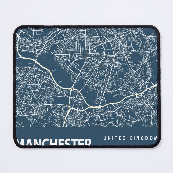 Item preview, Manchester Blueprint City Map designed and sold by Peek-Designs.