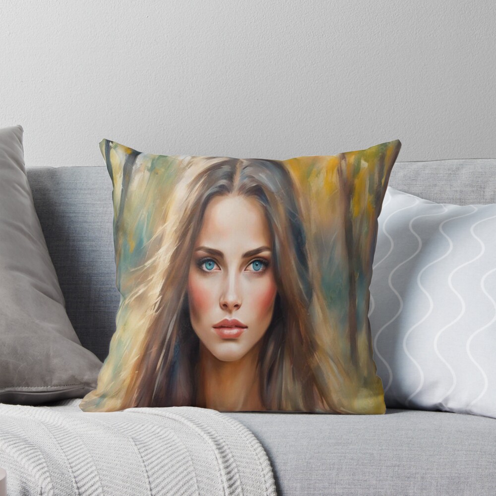 Item preview, Throw Pillow designed and sold by WorkArtDigital.