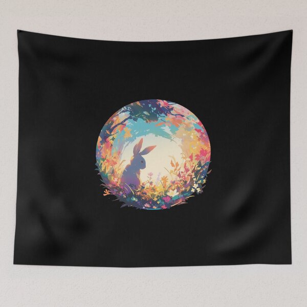 Item preview, Bunny Owner // Aesthetic bunny // bunny silhouette // Animal Art // Beautiful bunny Art  designed and sold by SMARTKIT  DESIGNAGENCY.