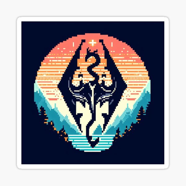 Item preview, Skyrim Sunset Artwork designed and sold by Jake-Carter0.