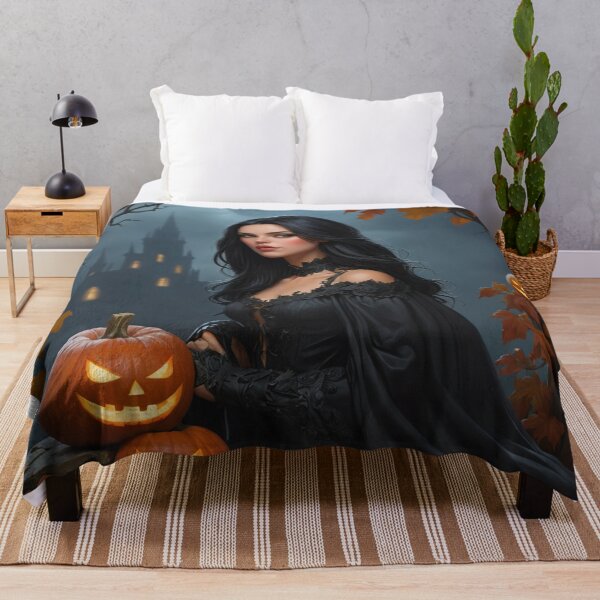 Item preview, Spooky Halloween Enchanted Spells Raven Haired Witch designed and sold by EnchantedVista.