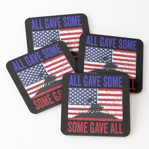 Item preview, Military Memorial Day All Gave Some Soldier USA Flag 4th of july designed and sold by BOUCHERIT amine.