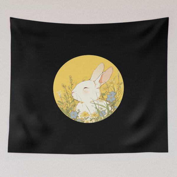 Item preview, Bunny Owner // Aesthetic bunny // bunny silhouette // Animal Art // Beautiful bunny Art  designed and sold by SMARTKIT  DESIGNAGENCY.