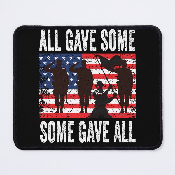 Item preview, Military Memorial Day All Gave Some Soldier USA Flag 4th of july designed and sold by BOUCHERIT amine.