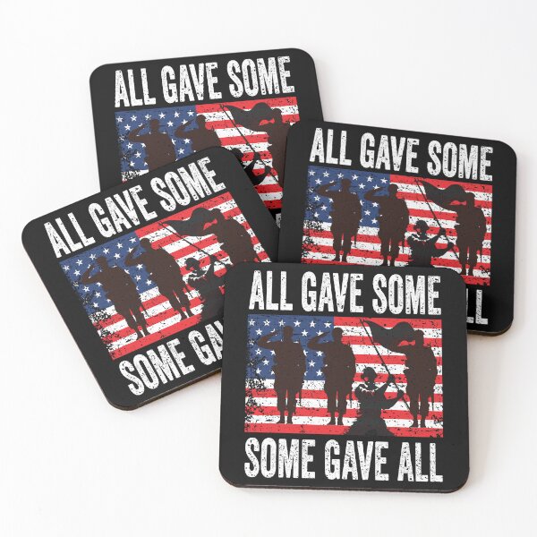 Item preview, Military Memorial Day All Gave Some Soldier USA Flag 4th of july designed and sold by BOUCHERIT amine.