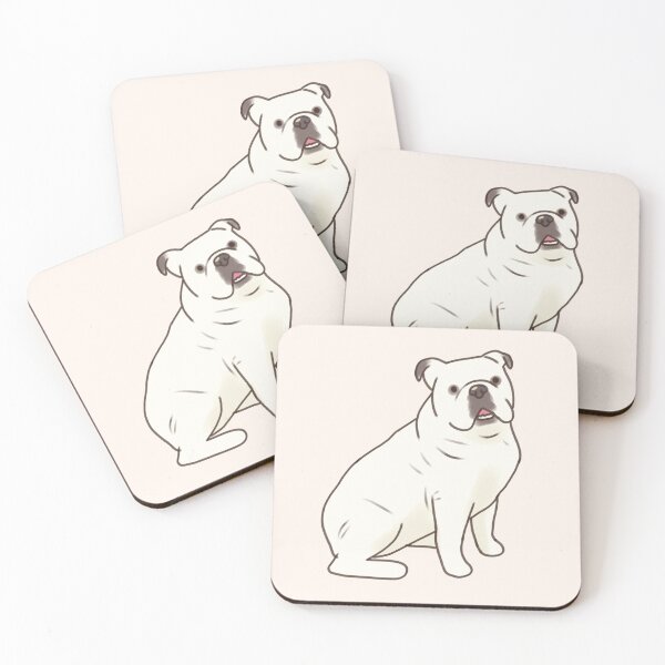 Item preview, White English Bulldog designed and sold by Artofmayara.