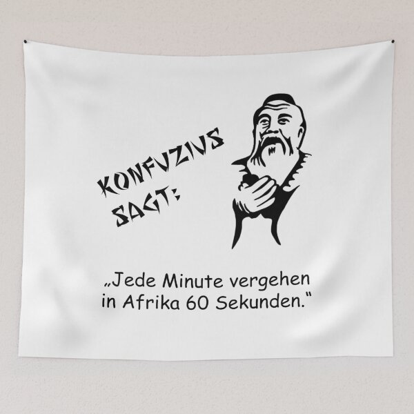 Item preview, Confucius says: Every minute passes 60 seconds in Africa designed and sold by ARTmanhART.