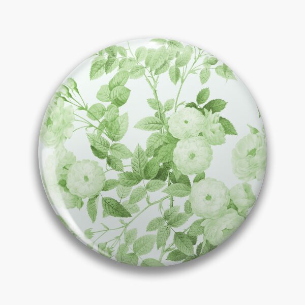 Item preview, Green Roses Vintage Botanical Garden designed and sold by InovArtS.