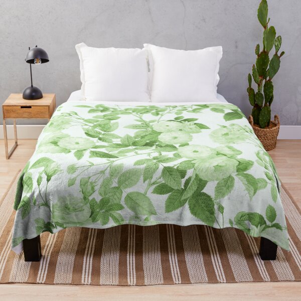 Item preview, Green Roses Vintage Botanical Garden designed and sold by InovArtS.
