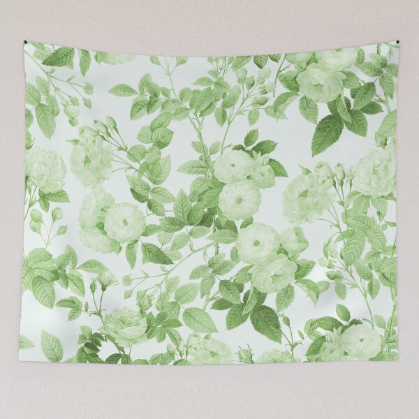 Item preview, Green Roses Vintage Botanical Garden designed and sold by InovArtS.