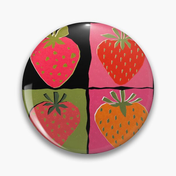 Item preview, Strawberry Collection Risograph Print designed and sold by KokoroCreations.