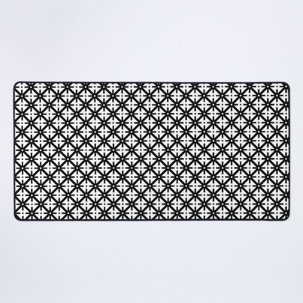 Item preview, Abstract Black and White Geometric Mesh Pattern designed and sold by scome.