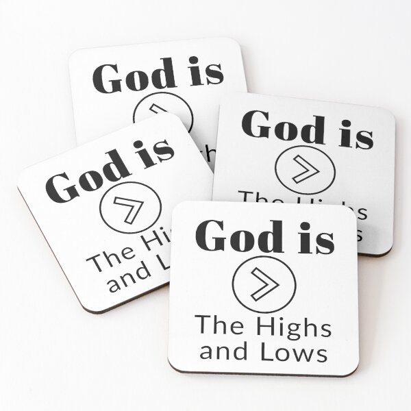 Item preview, God is Greater than The Highs and Lows: Divine Supremacy designed and sold by Inspirahawke.