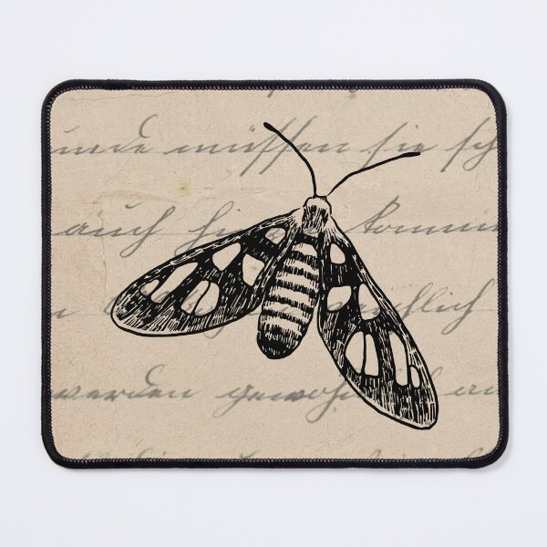 Item preview, Vintage Moth: The Melancholy of Handwritten Memories designed and sold by MisiuKolorowy.