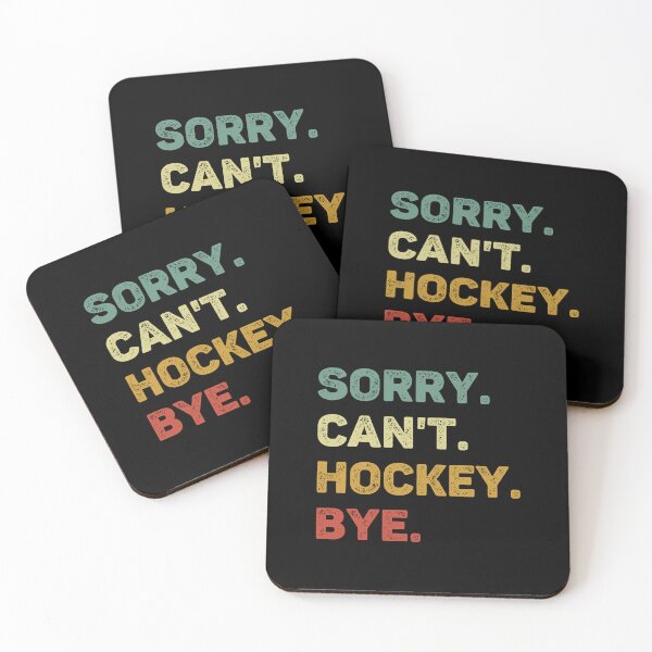 Item preview, Sorry Can't Hockey Bye Retro Funny Hockey designed and sold by RareBunny.