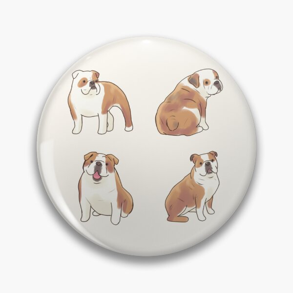 Item preview, Brown english bulldog pack  designed and sold by Artofmayara.