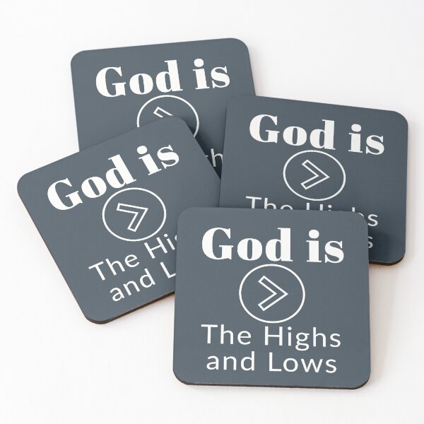 Item preview, God is Greater than The Highs and Lows: Divine Supremacy designed and sold by Inspirahawke.