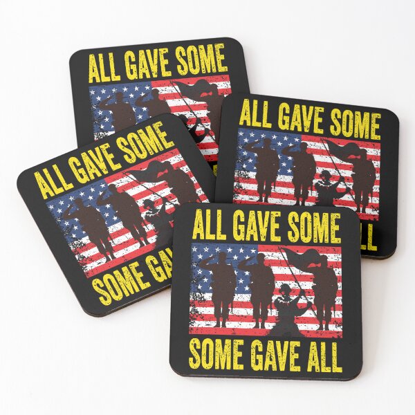 Item preview, Military Memorial Day All Gave Some Soldier USA Flag 4th of july designed and sold by BOUCHERIT amine.