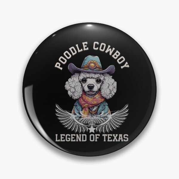 Item preview, Poodle cowboy designed and sold by VibeStyleShop.